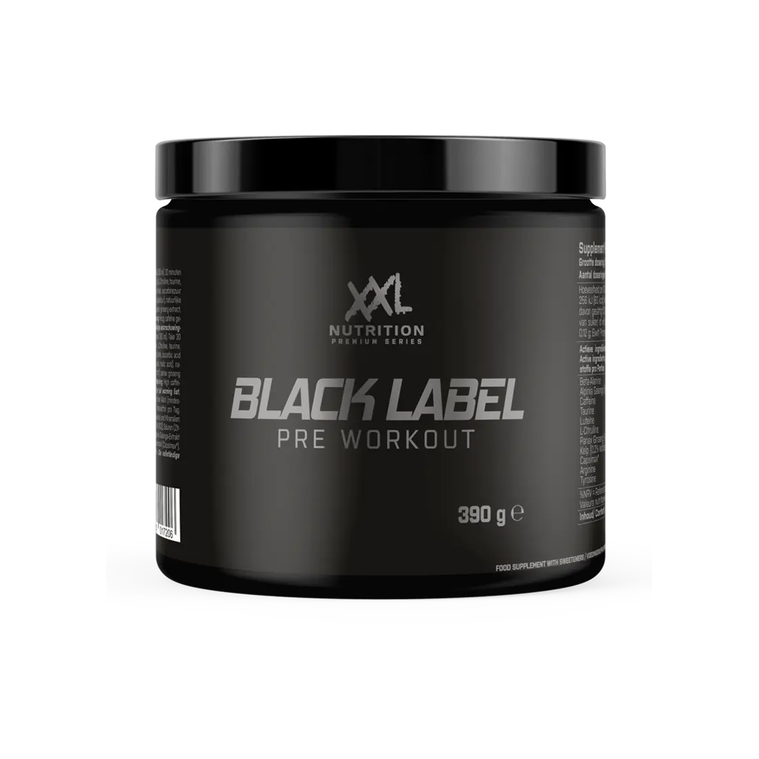 Black Label Pre-Workout - XXL Nutrition