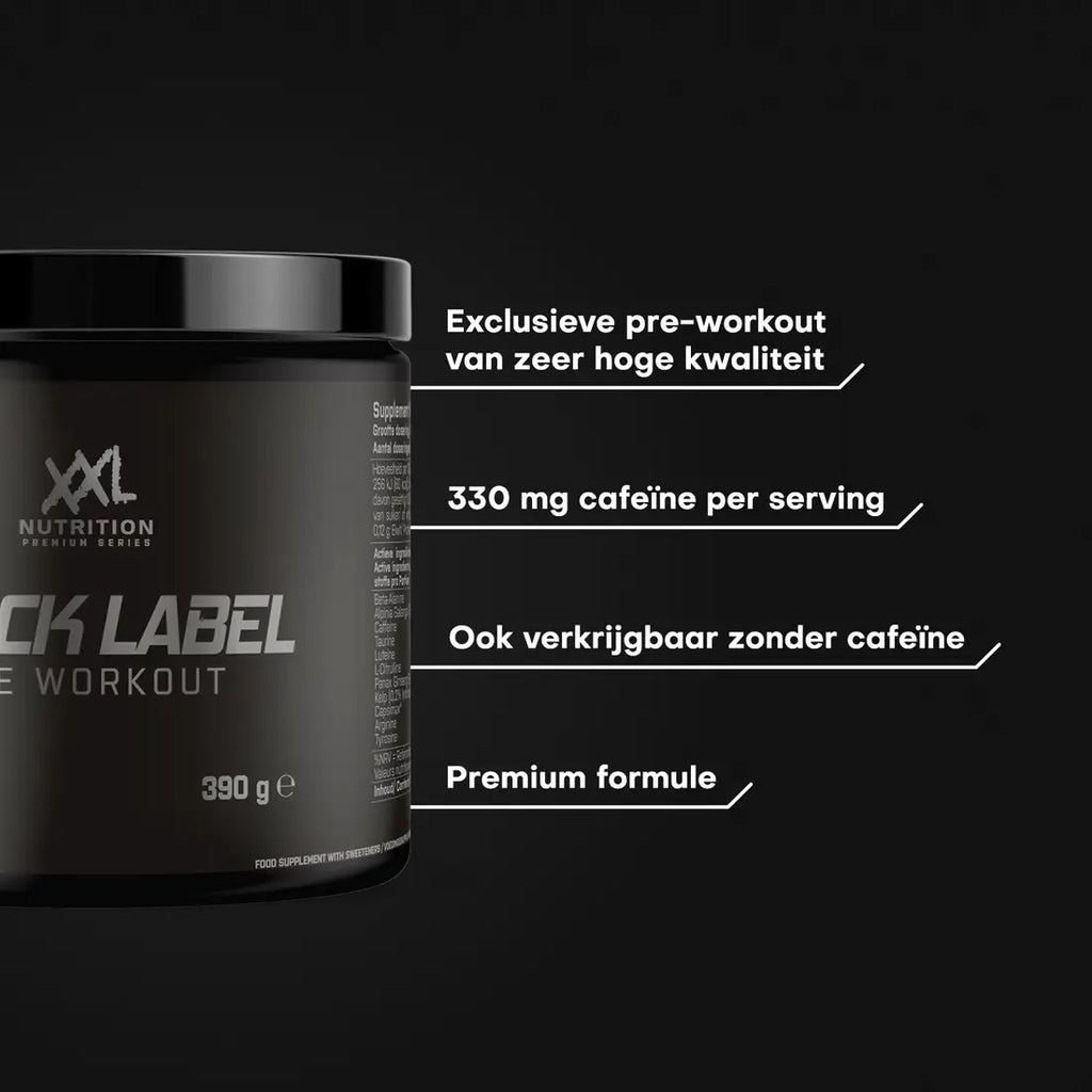 Black Label Pre-Workout - XXL Nutrition