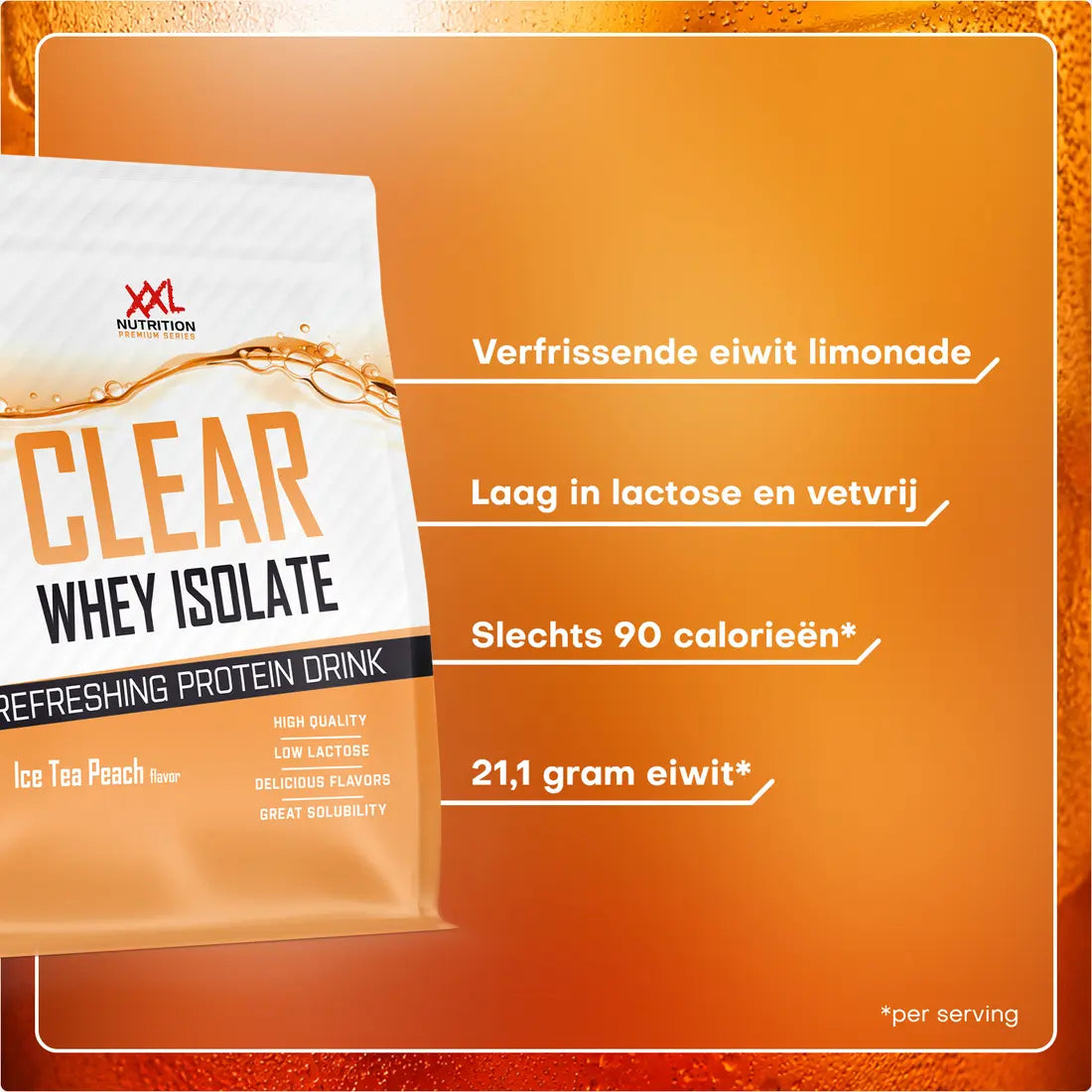 Clear Whey Isolate - 1000 Gram - XXL Nutrition