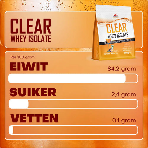 Clear Whey Isolate - 1000 Gram - XXL Nutrition