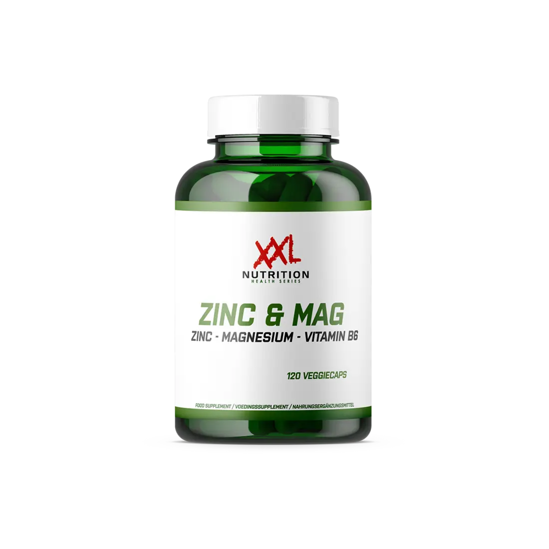 Zinc & Magnesium - 120 Capsules - XXL Nutrition
